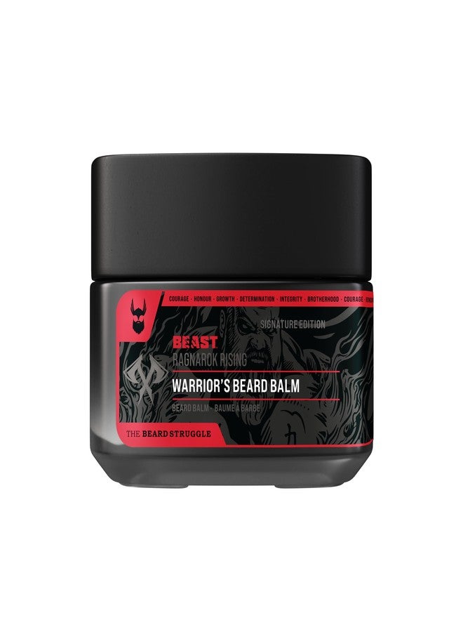 The Beard Struggle Eddie Hall Beast Line Beard Balm – Ragnarok Rising Warrior’s Edition – Tame, Style & Condition Beard – Medium Hold, Non-Greasy, Natural Ingredients - 50g / 1.76 US. oz. - Image 1